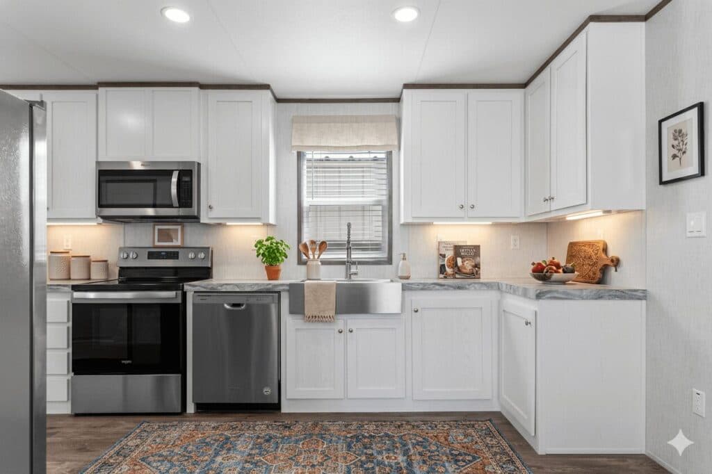 The nixon kitchen home features